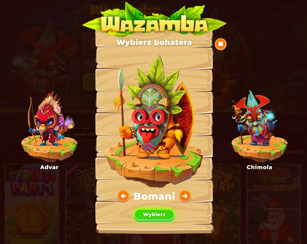 Wazamba login